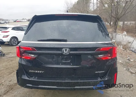 2025 Honda Odyssey Sport-L z USA, uszkodzony, nr VIN 5FNRL6H74SB051976